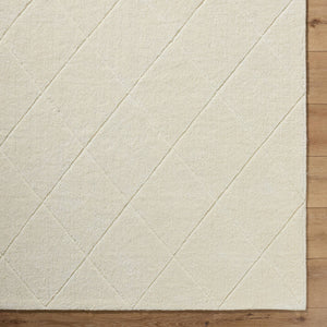 Tamera Global Ivory Washable Area Rug
