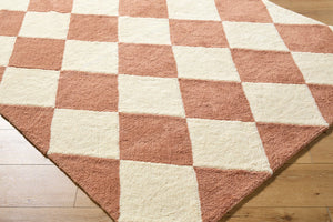 Tamera Global Terracotta Washable Area Rug