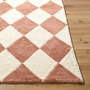 Tamera Global Terracotta Washable Area Rug