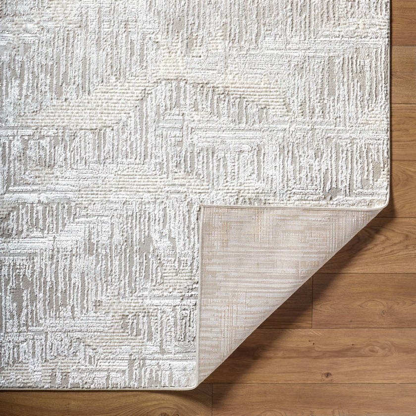 Iveth Modern Ivory Area Rug