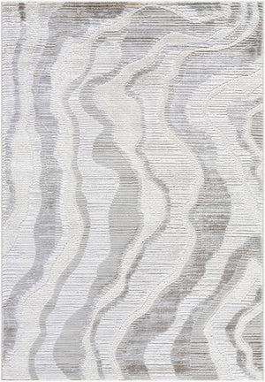 Iveliz Modern Ivory Area Rug