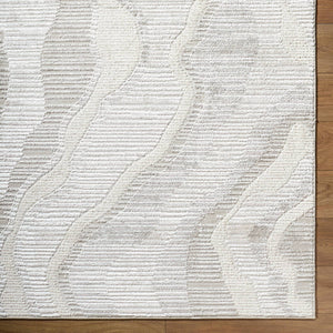 Iveliz Modern Ivory Area Rug