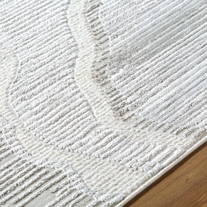 Iveliz Modern Ivory Area Rug