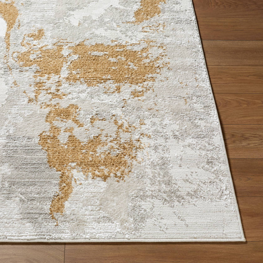 Alton Modern Light Beige/Light Gray Area Rug