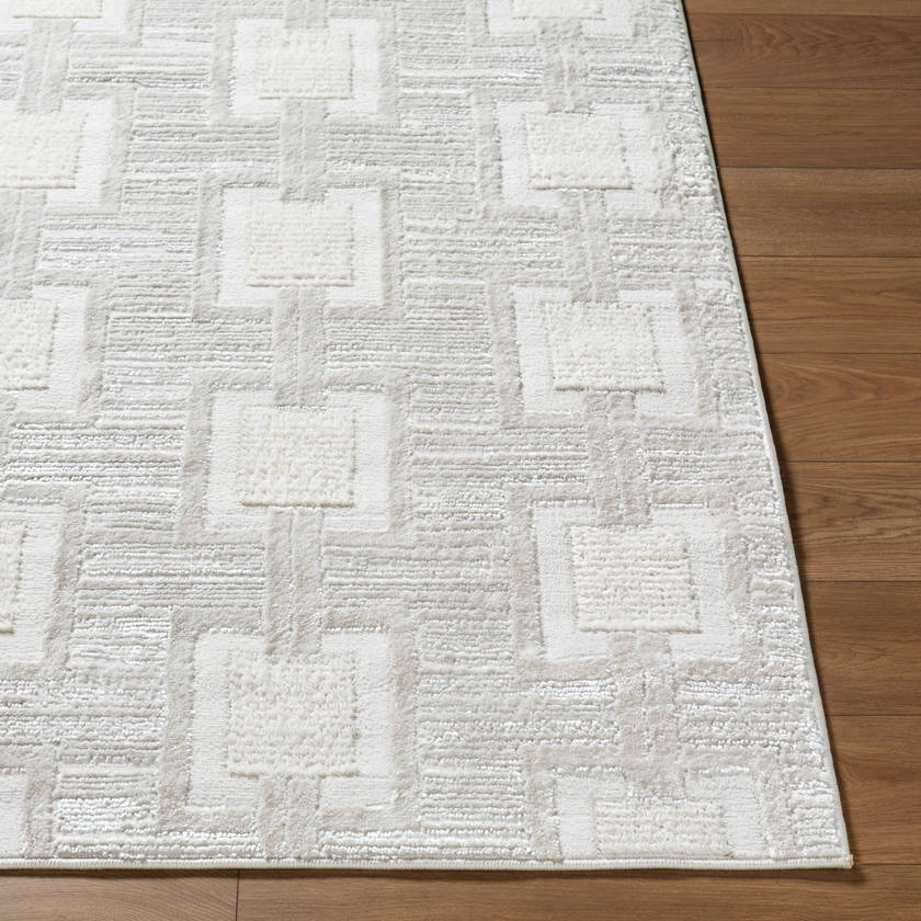 Gaspare Modern Light Beige Area Rug