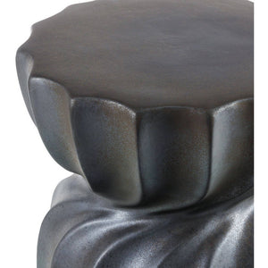 Elixhausen Charcoal Garden Stool