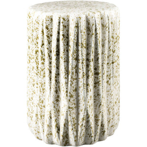 Mils Cream/Sage Garden Stool