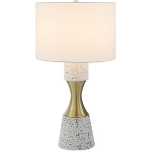Monty Rustic White Table Lamp