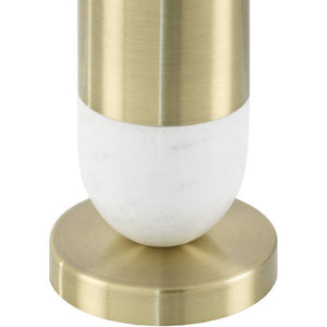 Monte Modern Metallic - Nickel Table Lamp