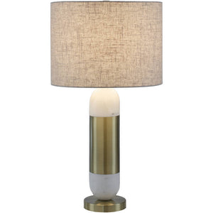 Monte Modern Metallic - Nickel Table Lamp