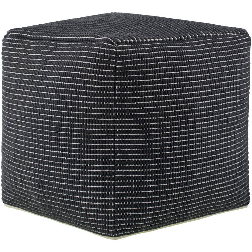 Ronald Black Pouf