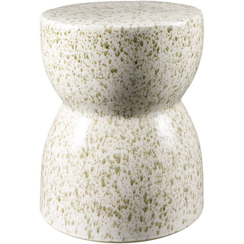 Charee Cream Garden Stool