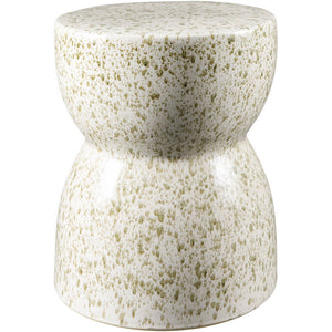 Charee Cream Garden Stool