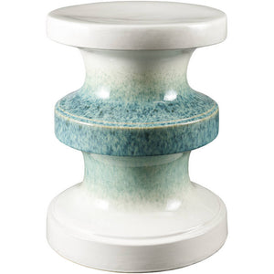 Ranaldo Teal Garden Stool