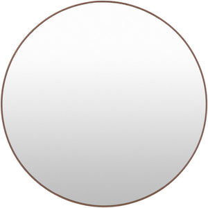 Jarron Modern Dark Brown Wall Mirror