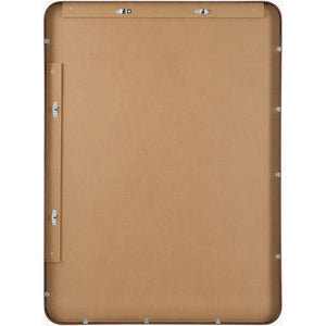 Renna Modern Dark Brown Wall Mirror