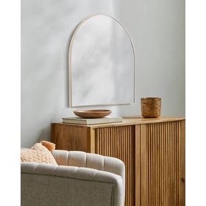 Yumi Modern Brown Wall Mirror