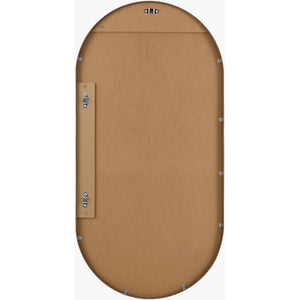 Soyla Modern Dark Brown Wall Mirror