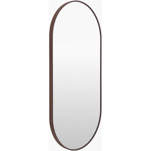 Soyla Modern Dark Brown Wall Mirror