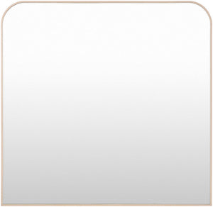 Corvette Modern Brown Wall Mirror
