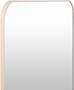 Corvette Modern Brown Wall Mirror