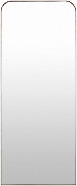 Lashunda Modern Dark Brown Wall Mirror