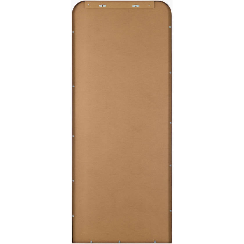 Lashunda Modern Dark Brown Wall Mirror