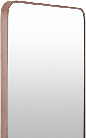 Shantaya Modern Dark Brown Wall Mirror