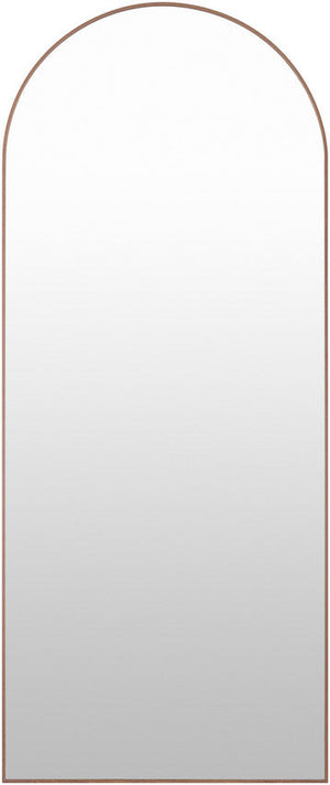 Vania Modern Dark Brown Wall Mirror