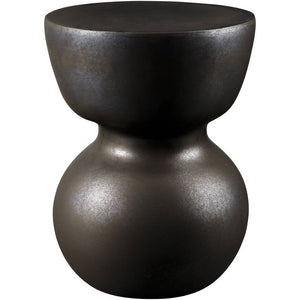 Marisel Charcoal Garden Stool