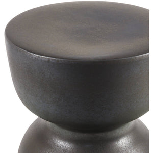 Marisel Charcoal Garden Stool