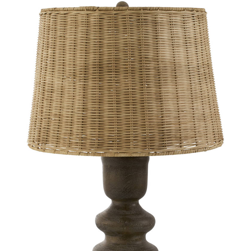 Allenhurst Rustic Dark Brown Table Lamp