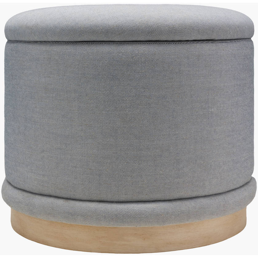 Rossi Gray/Brown Ottoman