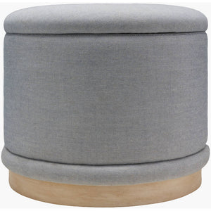 Rossi Gray/Brown Ottoman