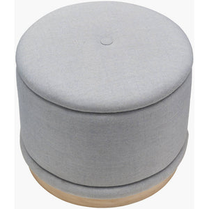 Rossi Gray/Brown Ottoman