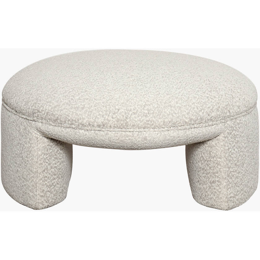 Kellymarie Beige Ottoman