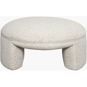 Kellymarie Beige Ottoman