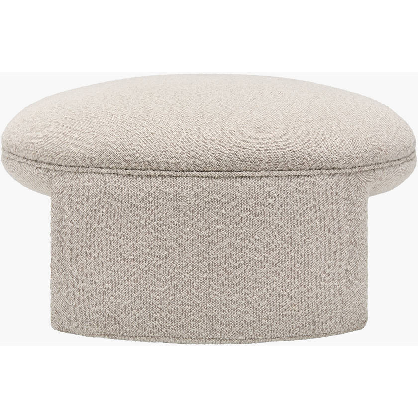 Kellymarie Beige Ottoman