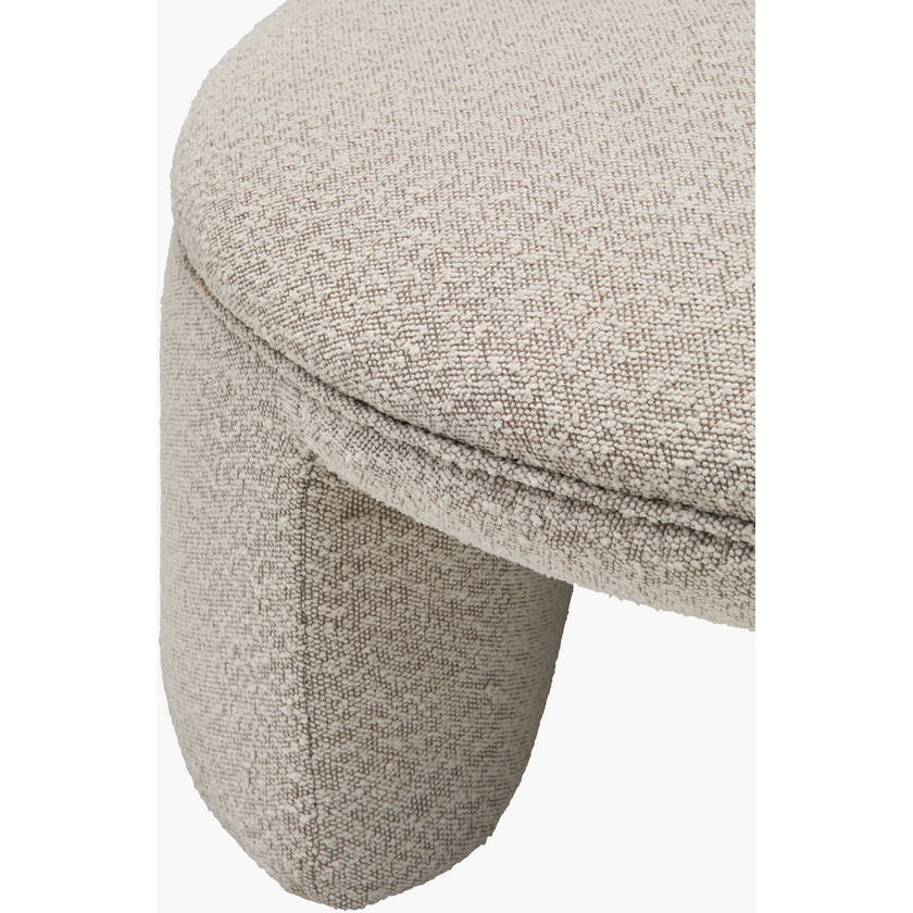 Kellymarie Beige Ottoman