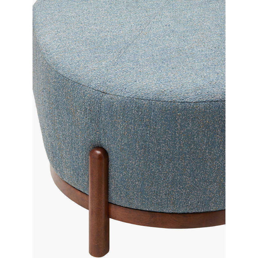 Katiana Blue Ottoman