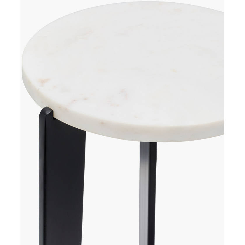 Corianna White End Table