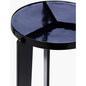 Corianna Blue/Black End Table