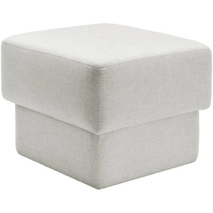 Viki White Ottoman
