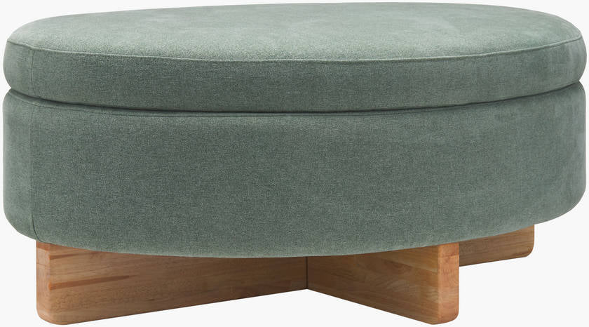 Sherece Teal Ottoman
