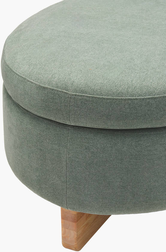 Sherece Teal Ottoman