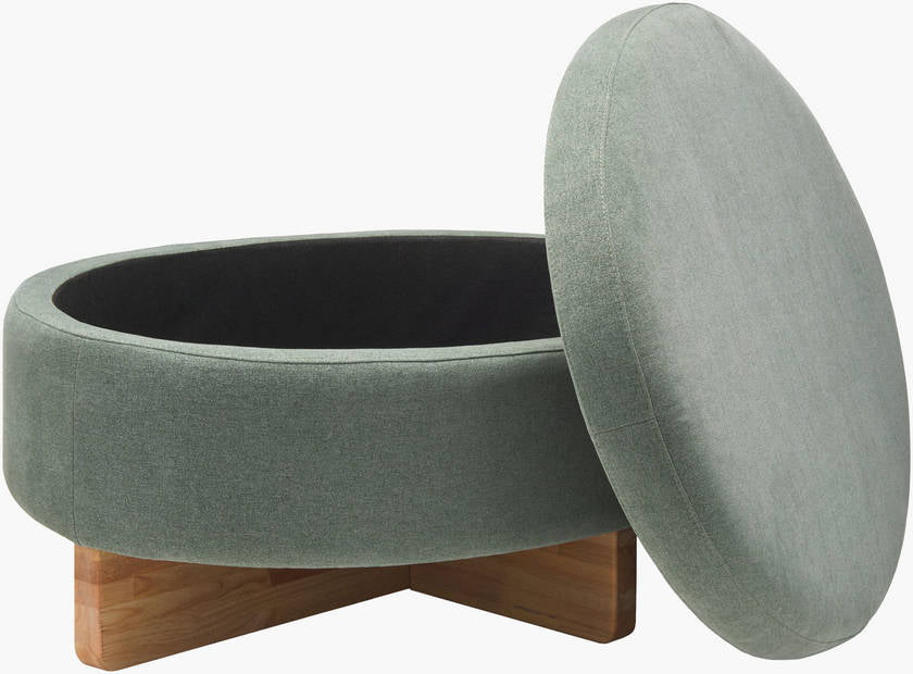 Sherece Teal Ottoman