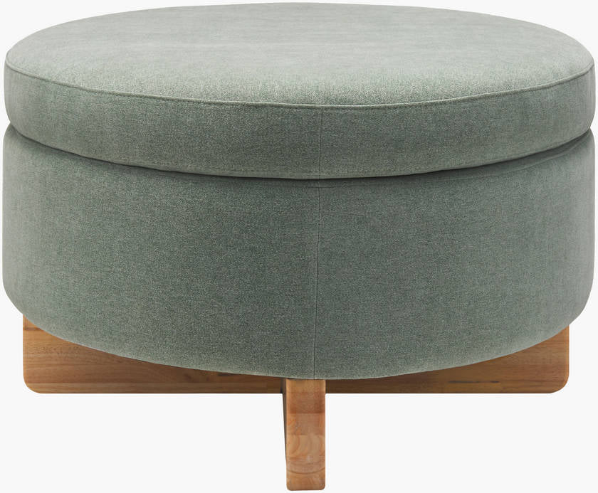 Sherece Teal Ottoman