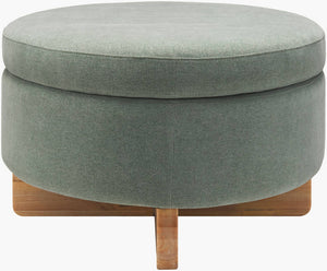 Sherece Teal Ottoman