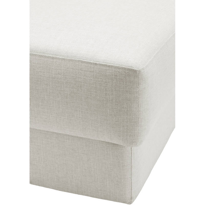 Shelonda White Ottoman