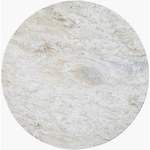 Krystil White End Table